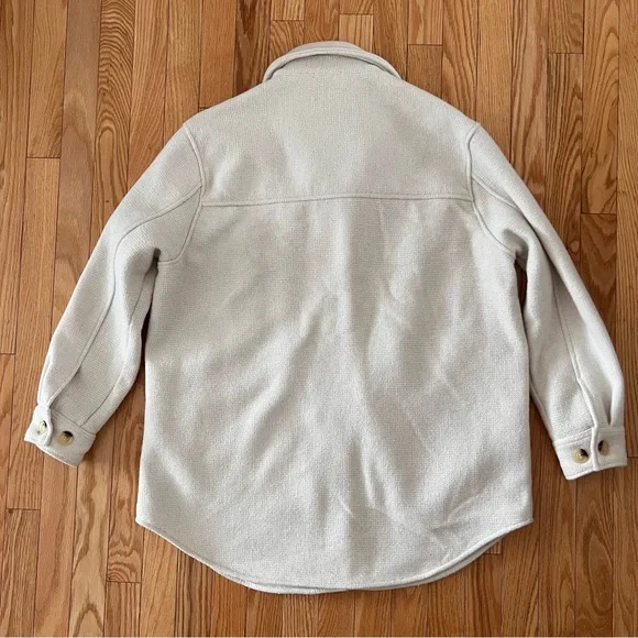 RD Style Cream Shacket - Picture 3 of 6